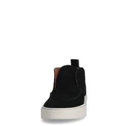 Manfield Zwarte suède boots^Heren Boots