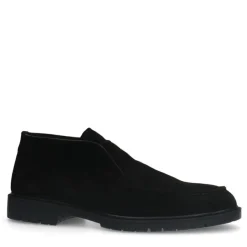 Manfield Zwarte suède boots^Heren Boots