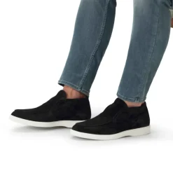 Manfield Zwarte suède boots^Heren Boots