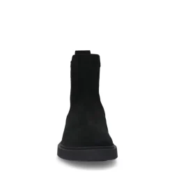 Manfield Zwarte suède chelsea boots^Heren Boots