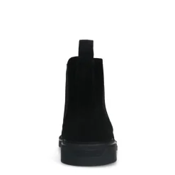 Manfield Zwarte suède chelsea boots^Heren Boots