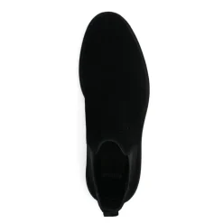 Manfield Zwarte suède chelsea boots^Heren Boots