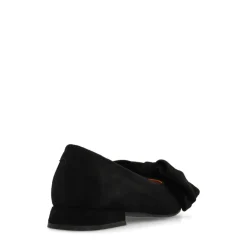 Manfield Zwarte suède loafers^DAMES Loafers