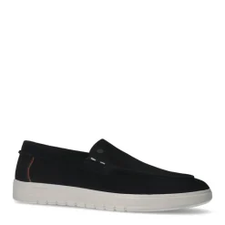 No Stress Zwarte suède loafers^Heren Loafers