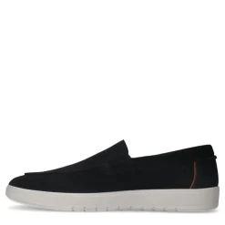 No Stress Zwarte suède loafers^Heren Loafers