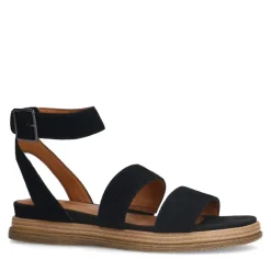 No Stress Zwarte suède plateau sandalen^DAMES Sandalen