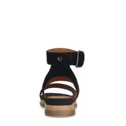 No Stress Zwarte suède plateau sandalen^DAMES Sandalen