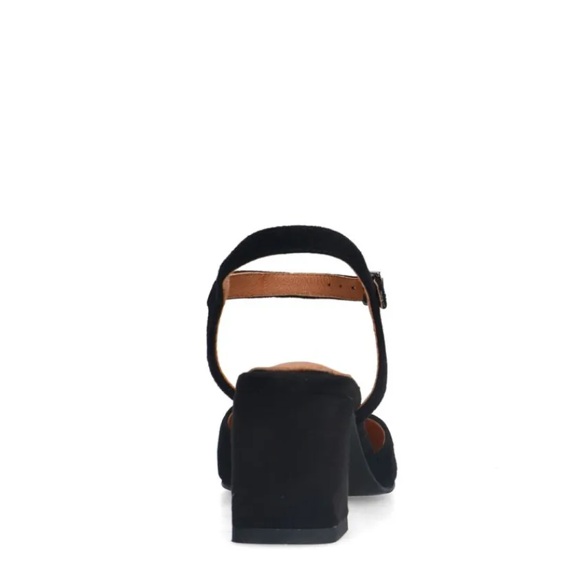 No Stress Zwarte suède slingbacks^DAMES Pumps|Slingbacks