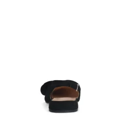 Manfield Zwarte suède slingbacks^DAMES Slingbacks|Loafers