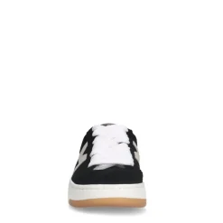 Manfield Zwarte suède sneakers^DAMES Sneakers